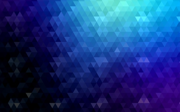 Plantilla poligonal de vector AZUL oscuro