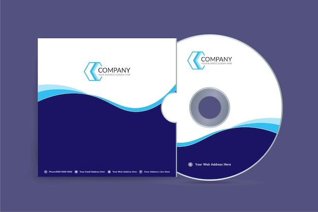 Plantilla de portada de CD de gestión de recursos humanos corporativos