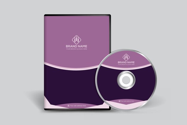 Plantilla de portada de DVD de empresa moderna