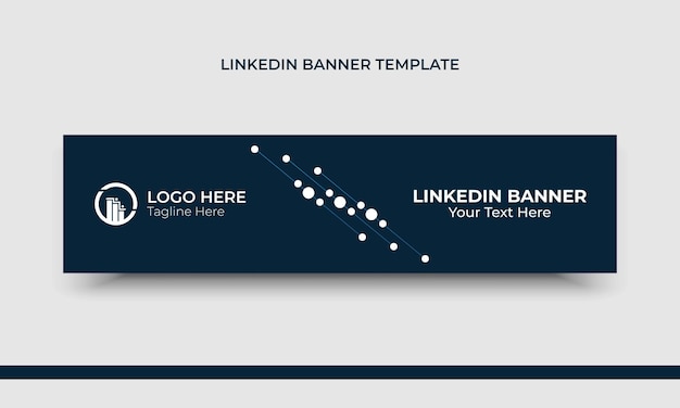 Plantilla de portada web y banner de LinkedIn