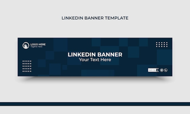 Plantilla de portada web y banner de LinkedIn