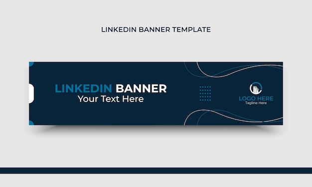 Plantilla de portada web y banner de LinkedIn