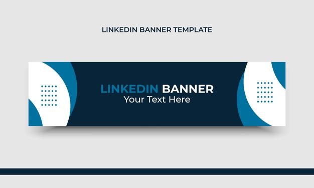 Plantilla de portada web y banner de LinkedIn