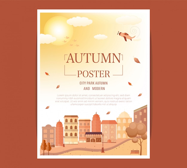 Plantilla de póster del festival de medio otoño