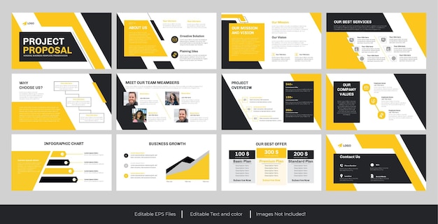 Plantilla de PowerPoint - propuesta de proyecto