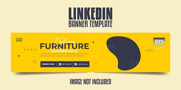 Plantilla premium de banner de redes sociales de venta de muebles exclusivos