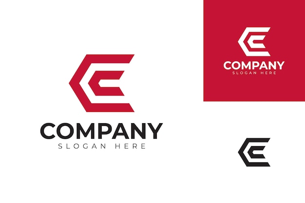 plantilla premium del logotipo de la letra vector c