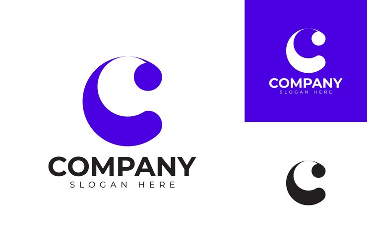 Vector plantilla premium del logotipo de la letra vector c
