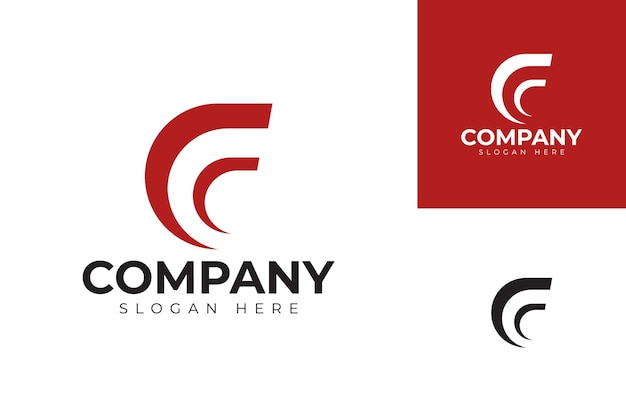 plantilla premium del logotipo de la letra vector c