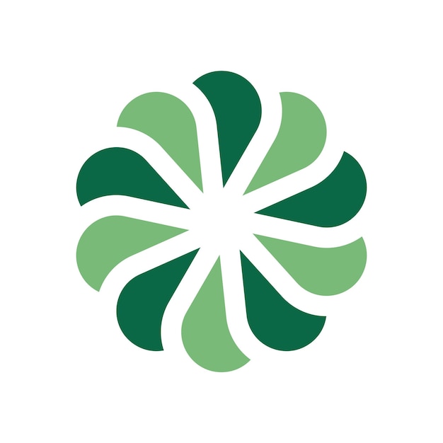 plantilla premium del logotipo del vórtice vectorial