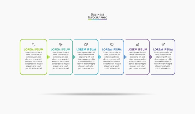 Plantilla de presentación empresarial círculo infografía