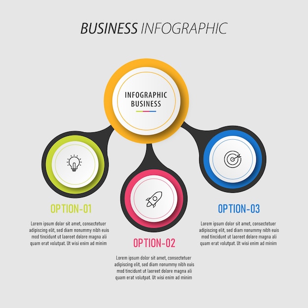 Plantilla de presentación de infografía