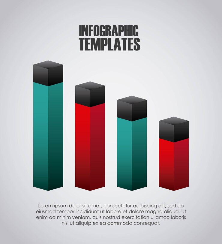 Vector plantilla de presentación infográfica