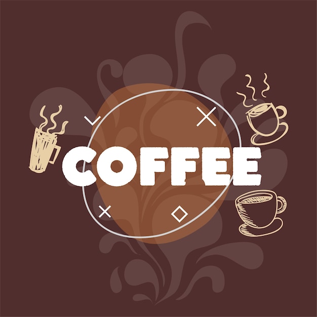 Plantilla de publicación de cafetería Plantilla de banner de redes sociales moderna editable Banner web promocional para redes sociales