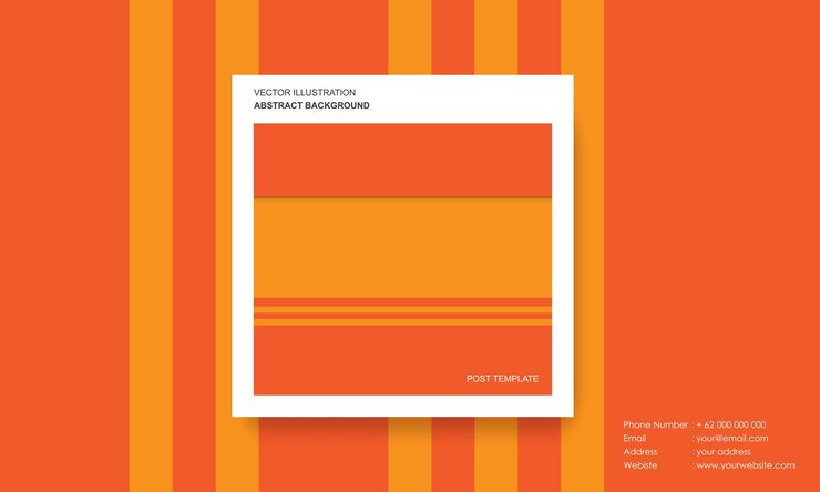 Vector plantilla de publicación con concepto moderno de fondo abstracto