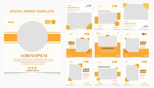 plantilla de publicación de instagram de estilo simple