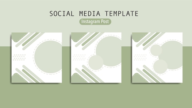 Plantilla de publicación de Instagram para redes sociales
