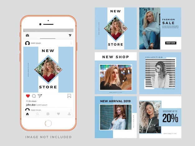 plantilla de publicación de moda en las redes sociales