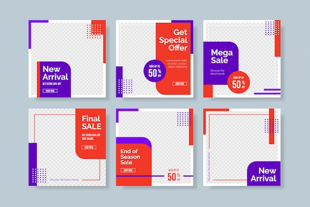 Plantilla de publicación de redes sociales creativas