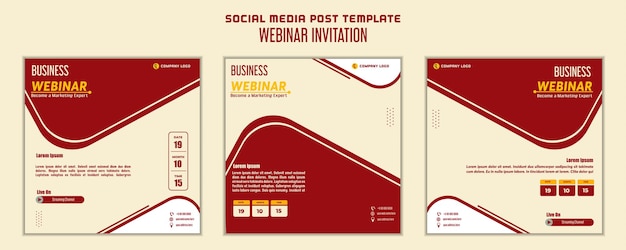 plantilla de publicación de redes sociales diseño moderno para marketing digital en línea o plantilla de marketing de carteles