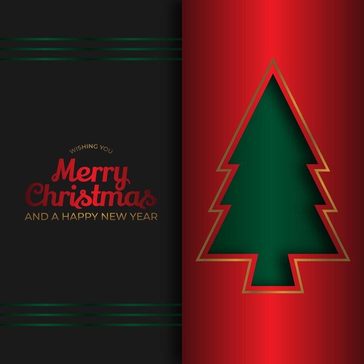 Plantilla de publicación para redes sociales de instagram feliz navidad