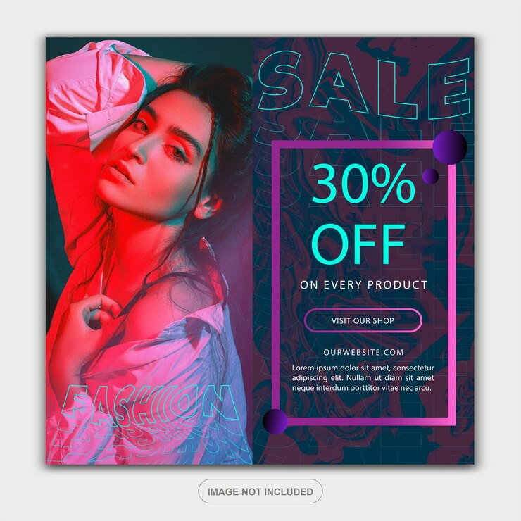 Plantilla de publicación de redes sociales de venta de moda de nueva colección Vector Premium