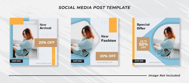 plantilla de publicación de ventas de moda en las redes sociales