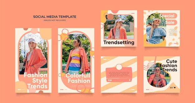 plantilla de redes sociales banner blog promoción de ventas de moda totalmente editable instagram y facebook cuadrado post marco rompecabezas cartel de venta orgánica fondo vectorial marrón beige