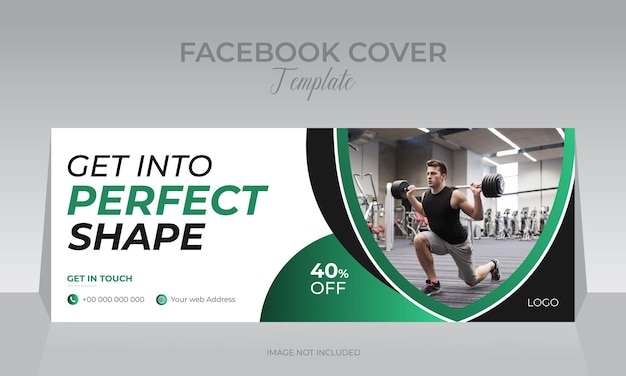 Vector plantilla de redes sociales de banner web de body fitness club adecuada para negocios de gimnasio