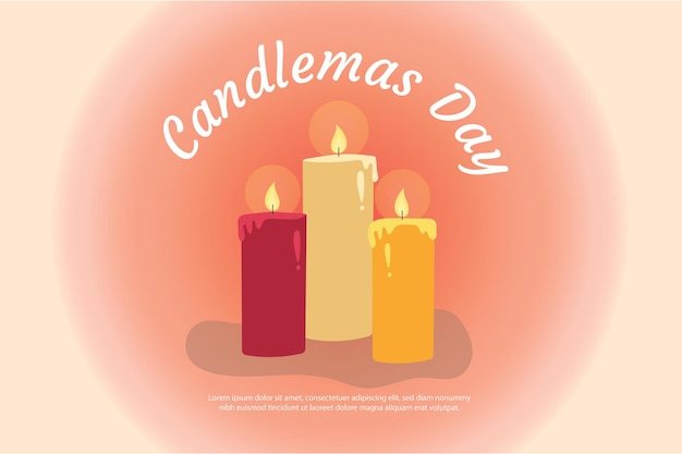 Vector plantilla de las redes sociales del día de las velas