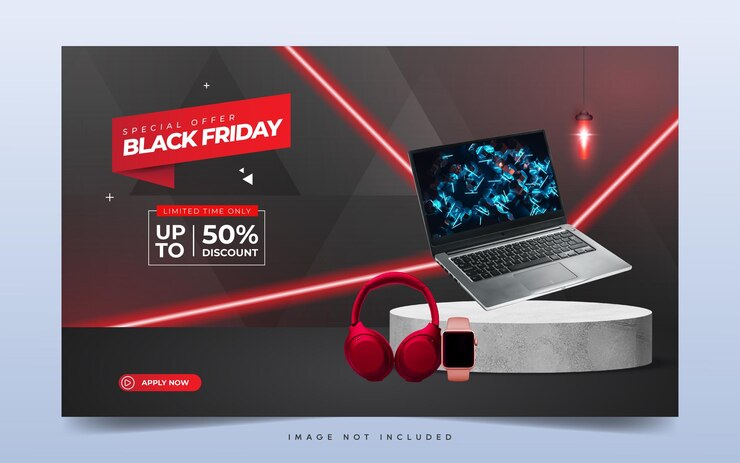 Vector plantilla de redes sociales de evento de promoción de venta de descuento de viernes negro