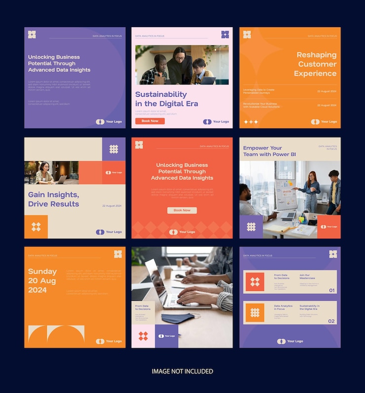 Vector plantilla de redes sociales de noticias