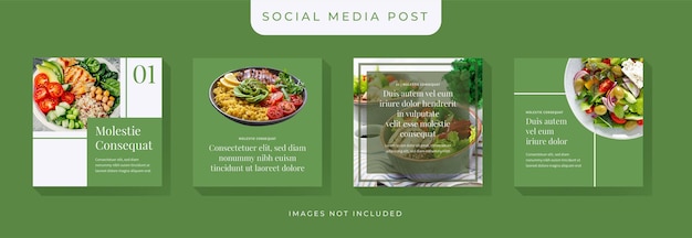 Plantilla de las redes sociales