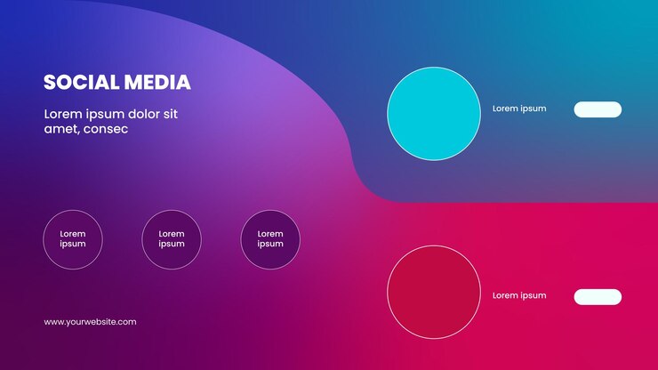 Vector plantilla redes sociales