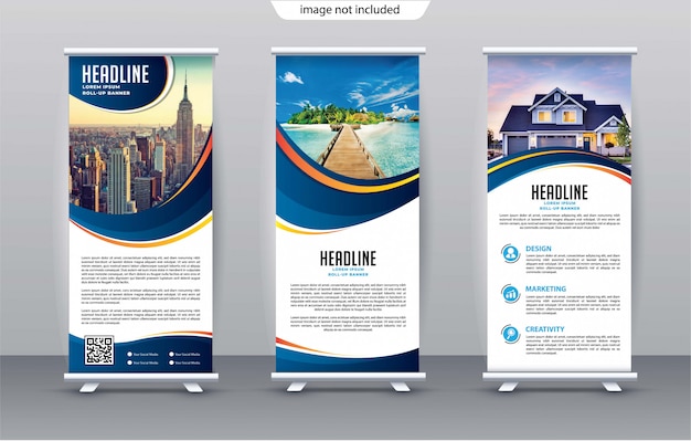 plantilla para rollup o promoción de xbanner