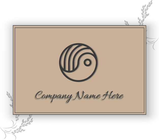 plantilla sencilla del logotipo de la empresa