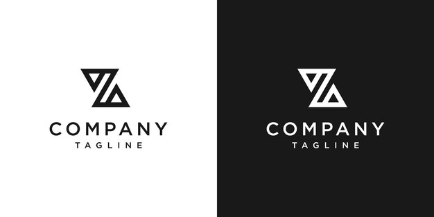 Plantilla de símbolo de icono de logotipo de monograma Z