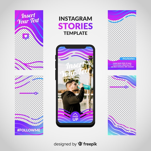 Plantilla de stories de instagram