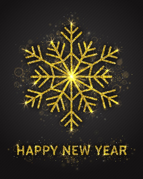 Plantilla de tarjeta de felicitación de feliz año nuevo