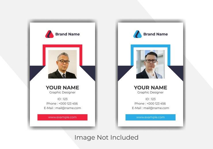 Plantilla de tarjeta de identificación de empresa