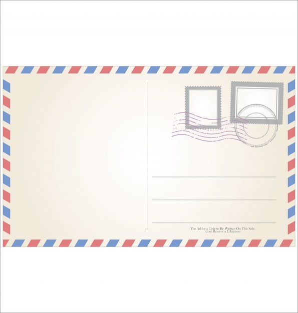 Plantilla de tarjeta postal