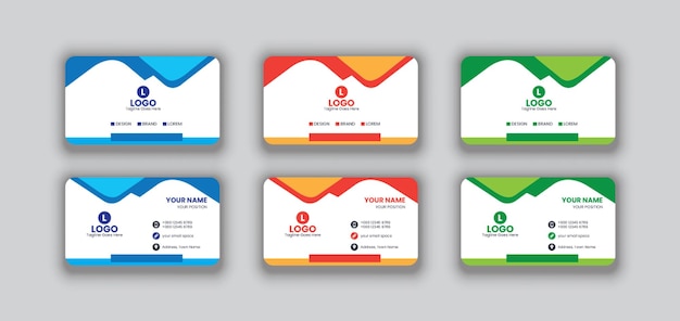 Plantilla de tarjeta de visita corporativa