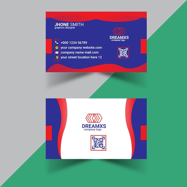 plantilla de tarjeta de visita creativa