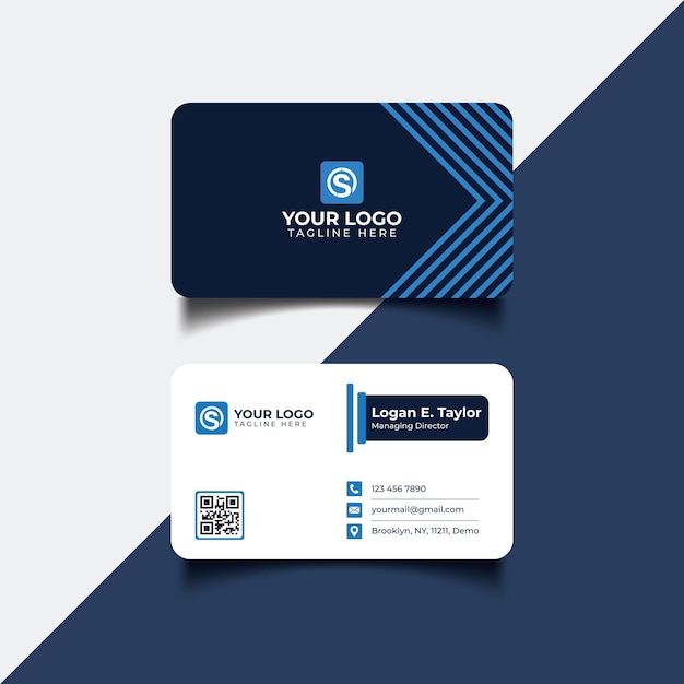Plantilla de tarjeta de visita creativa