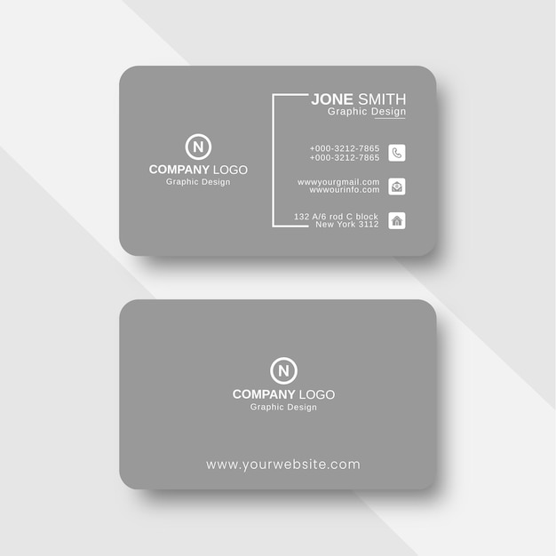 Plantilla de tarjeta de visita creativa
