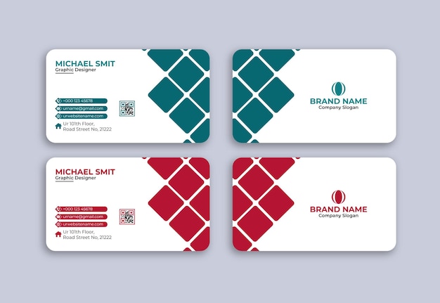 Plantilla de tarjeta de visita creativa