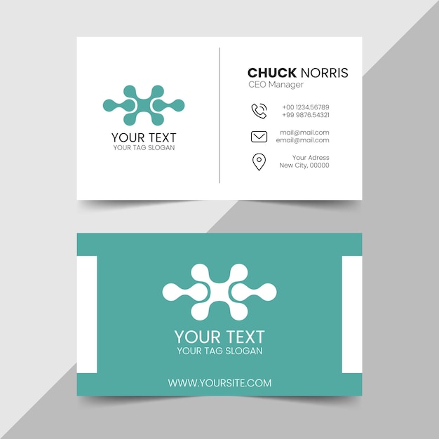 plantilla de tarjeta de visita editable vector eps gratis