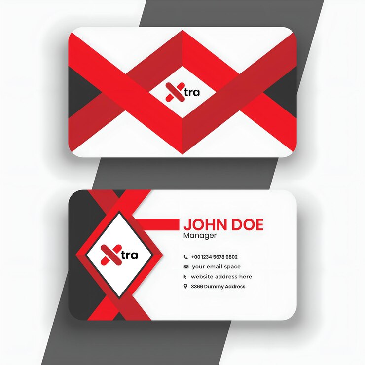 Plantilla de tarjeta de visita elegante profesional Tarjeta de visita moderna profesional