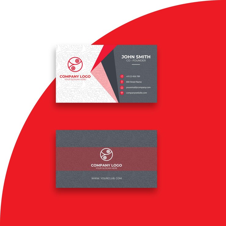 plantilla de tarjeta de visita profesional limpia
