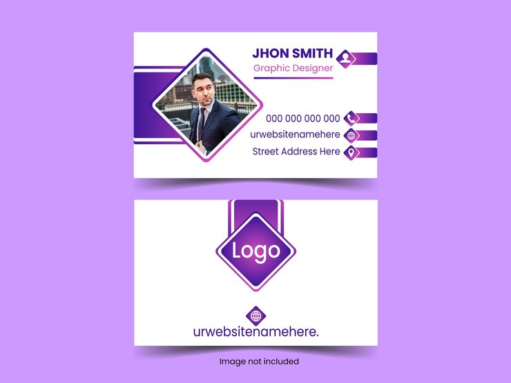 Plantilla de tarjeta de visita profesional limpia
